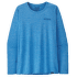 Cap Cool Daily Graphic Shirt Lands Long Sleeve Women Tree Trotter: Vessel Blue X-Dye
