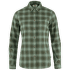 Övik Flannel Shirt Women Deep Forest-Patina Green