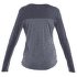 Tričko dlhý rukáv Icebreaker Merino 125 Cool-Lite™ Sphere LS Tee Colour Block Women GRAPHITE HTHR/GRAPHITE/CB