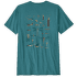 Tričko krátky rukáv Patagonia Buggy Organic T-Shirt Wetland Blue