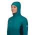Bunda Mammut Rime Light IN Hybrid Hooded Jacket Women black 0001