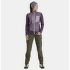 Bunda Ortovox FLEECE GRID JACKET WOMEN 39201 dark wild berry
