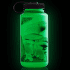 Fľaša Nalgene 32oz WM Glow Glow w/Black Mushrooms