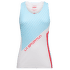 FLOW TANK Women Hibiscus/Malibu Blue