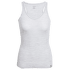 Tielko Icebreaker Butter Rib Racerback Tank Women Blizzard HTHR IBANS_00002