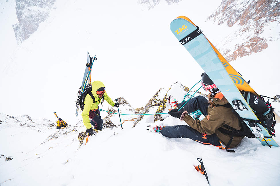 náročná skialpinistická túra