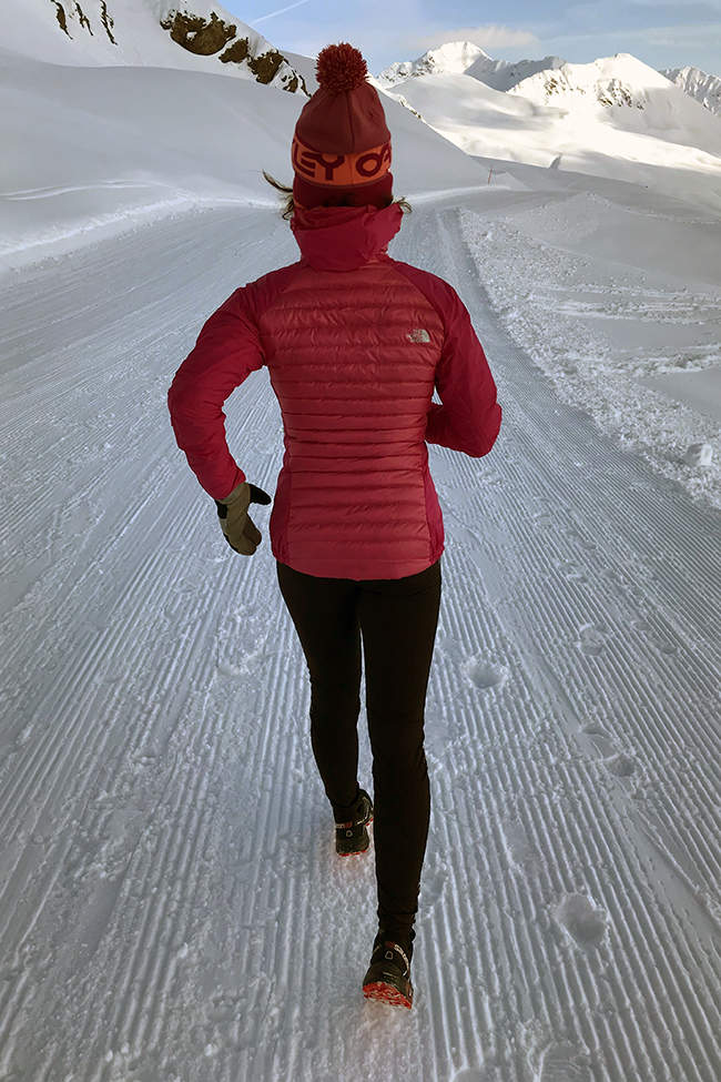 běhání v zimě