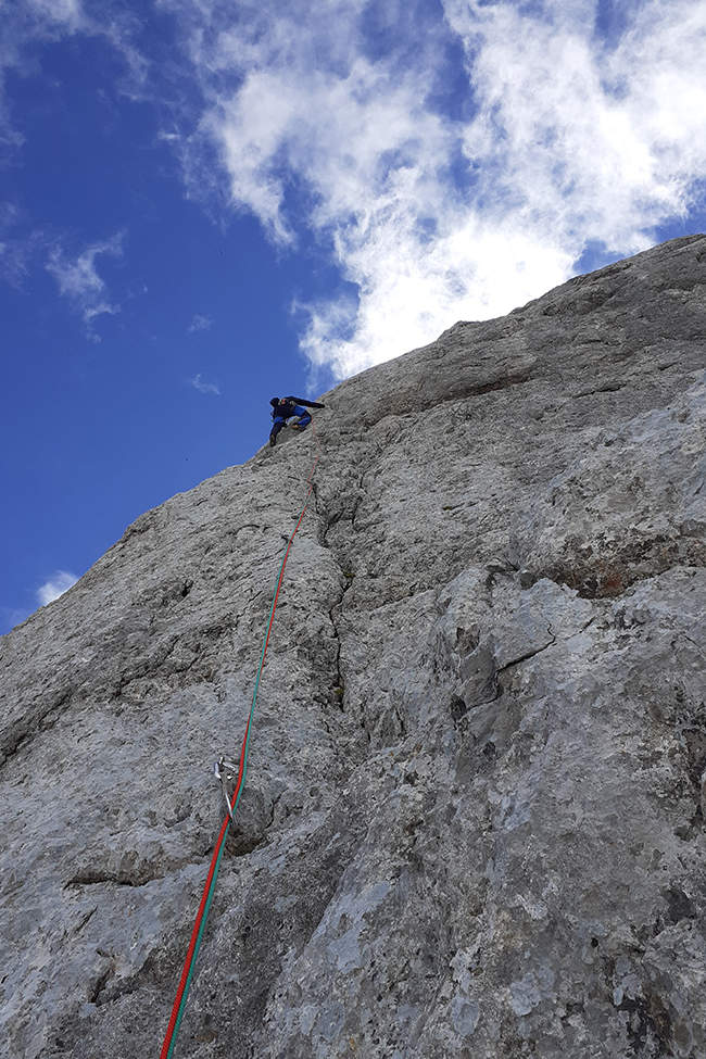 lezení na skalách