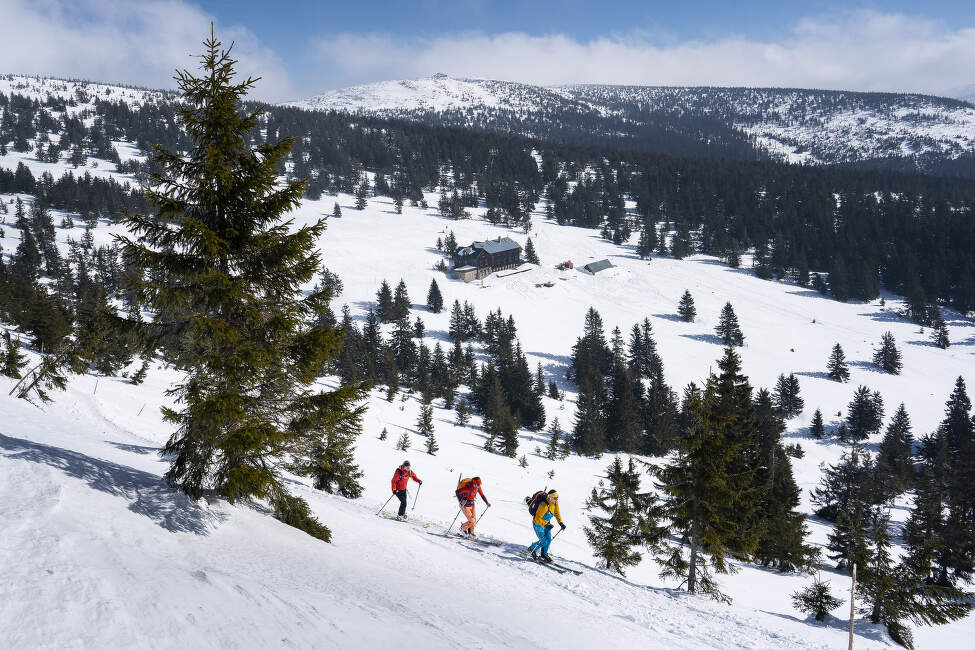 Skialpinismus v srdci Krkonoš