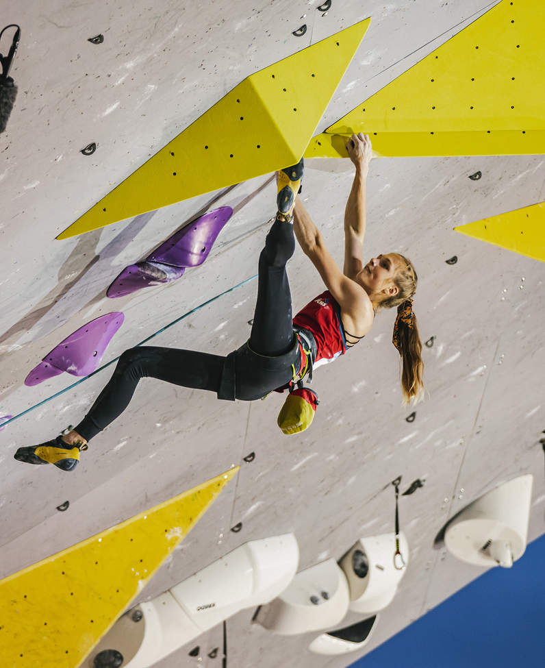 Eliška Adamovská sportovní lezkyně