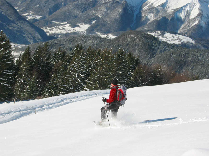 sněžnice Inook zimní turistika procházka