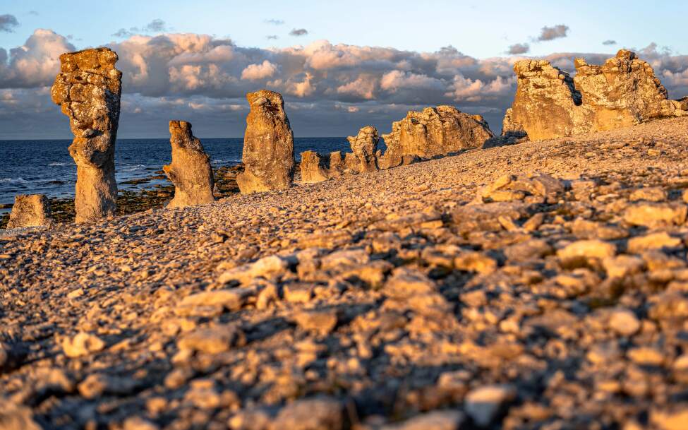 Svedsko – Gotland a unikátní skalní útvary Raukary